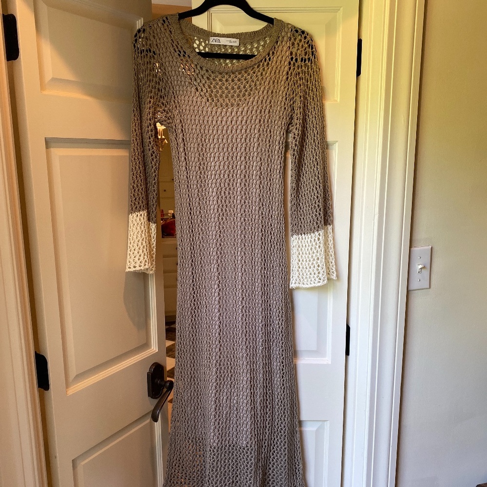 Crochet maxi dress